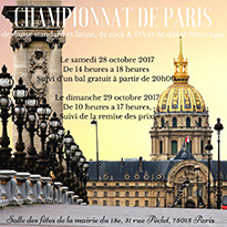 Affiche du championnat de Paris 2017